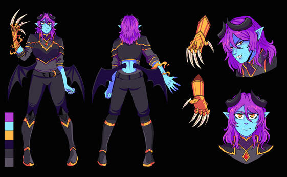 Winged Succubus Design