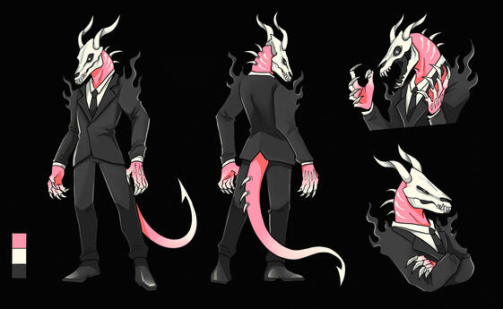 Necrotic Demon Character