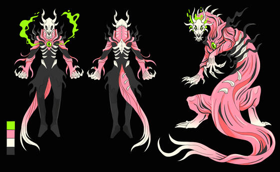 Necrotic Demon Character