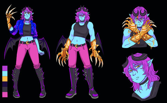 Winged Succubus Design