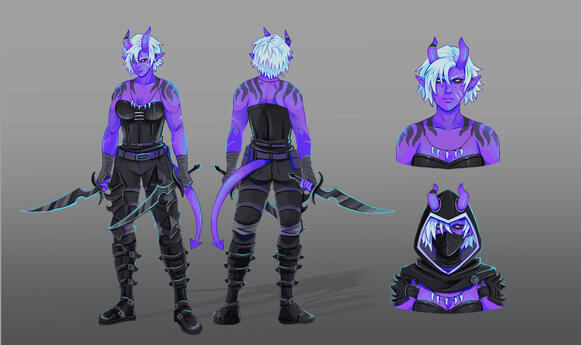Tiefling Character Concept Finalized