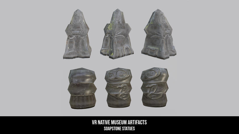 Lowpoly Native Artifacts