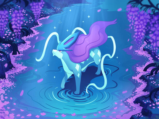 Suicine pokemon Commission