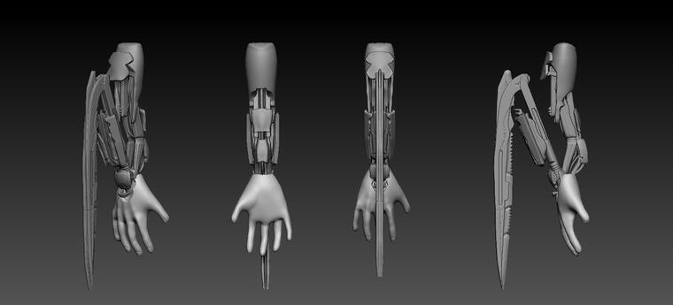 Mantis Blade Sculpt