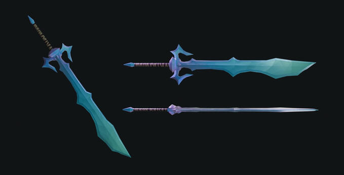Crystal Longsword Model