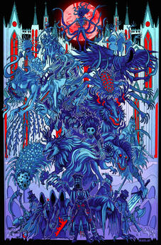 Bloodborne Bosses Poster
