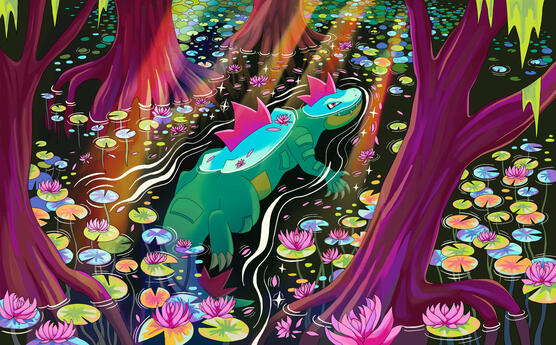 Judges Award winner in Pokémon TCG Illustration Contest 2024