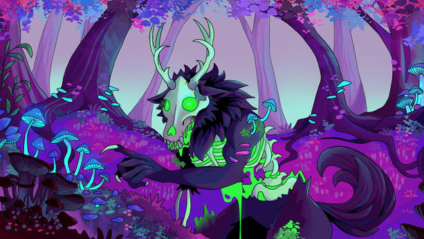 Forest Lich Final Render